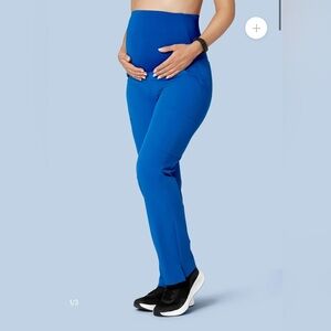 Mandala maternity cargo scrubs | Royal Blue